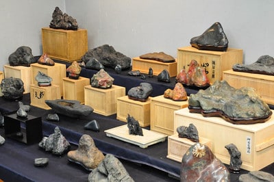 Suiseki - many of the better stones come with their own boxes