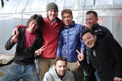 Clockwise from far left: Tachi, Matt, Omachi, Boon, Yusuke (Matt’s kohai), Maciej ( Poland)