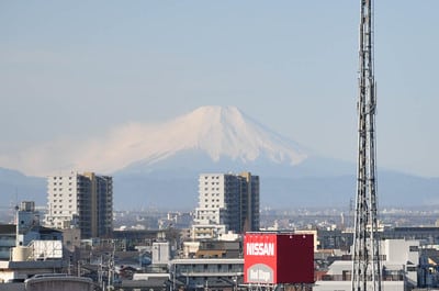 Mt. Fuji from Shinkansen